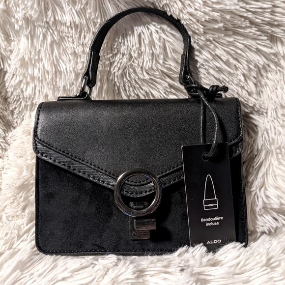 Aldo Mini Vegan Leather Crossbody Purse - Picture 1 of 7